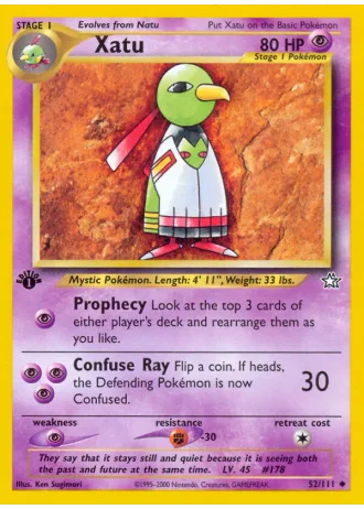 Xatu (1. Edition) #52/111 — Neo Genesis (1. Edition)