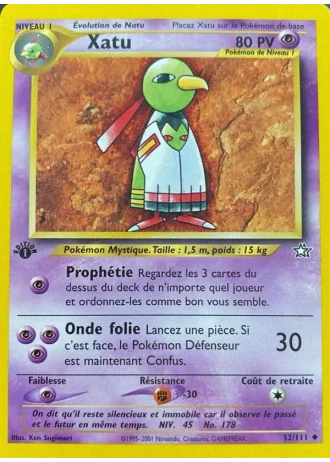 Xatu (première édition) #52/111 — Neo Genesis (1ère Édition)