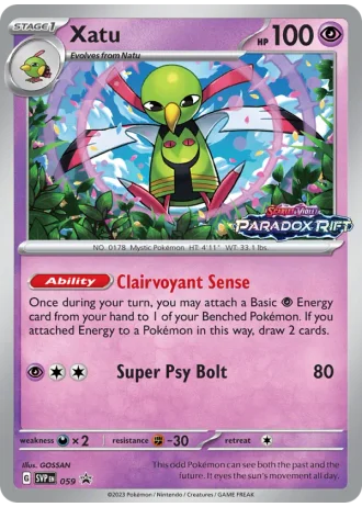 Xatu (STAFF) #059 — Scarlet & Violet Promos