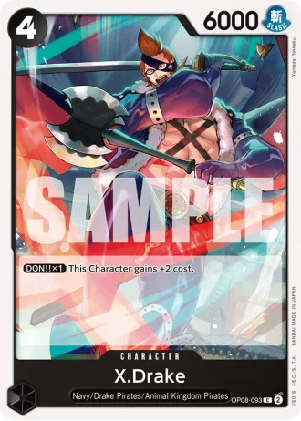 X.Drake (OP08-093) — Two Legends (OP08)
