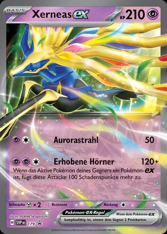 Xerneas ex #179 — Karmesin & Purpur Promos