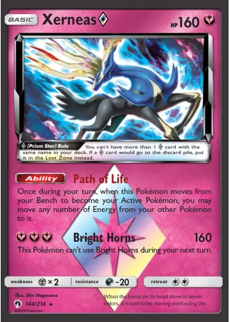 Xerneas Prism Star #144/214 — Lost Thunder