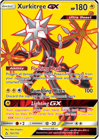 Xurkitree GX #142/156 — Ultra Prism