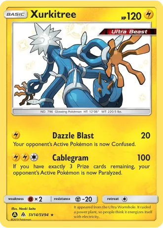 Xurkitree SV14/94 — Shiny Vault (Hidden Fates)