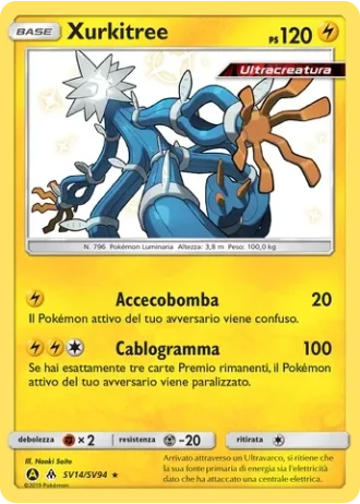 Xurkitree SV14/94 — Tesoro Cromatico (Destino Sfuggente)