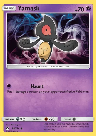 Yamask #99/214 — Lost Thunder