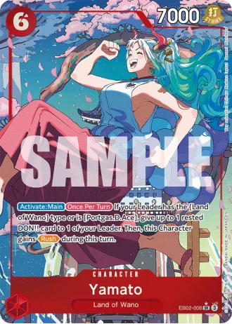 Yamato (EB02-006) (Alternative Art) — Anime 25th Collection (EB02)