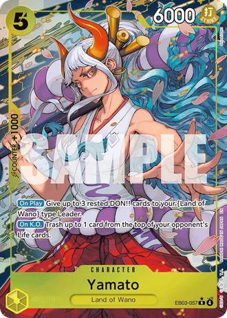 Yamato (EB03-057) (Alternative Art) — ONE PIECE Heroines Edition (EB03)