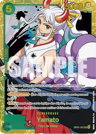 Yamato (OP01-121) (Alternative Art) — ONE PIECE CARD THE BEST (PRB01)