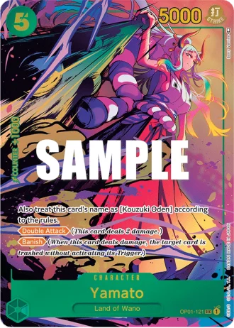 Yamato (OP01-121) (Alternative Art) — Romance Dawn (OP01)