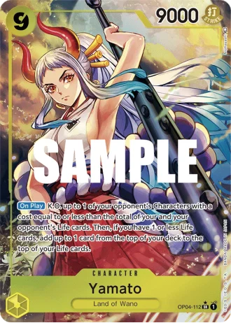 Yamato (OP04-112) (Alternative Art) — Kingdoms of Intrigue (OP04)