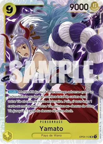 Yamato (OP04-112) (Alternative Art) — ONE PIECE CARD THE BEST (PRB01)