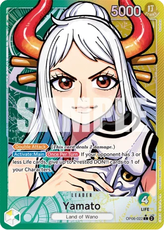 Yamato (OP06-022) (Alternative Art) — Wings of the Captain (OP06)