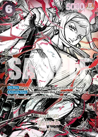Yamato (OP16-098) (Alternative Art 2) — The World's Strongest Warriors (OP17)