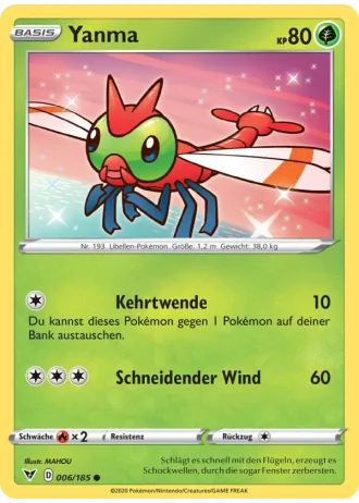 Yanma #6/185 — Farbenschock