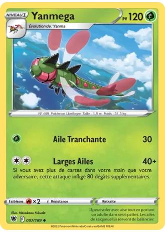 Yanmega #007 — Astres Radieux