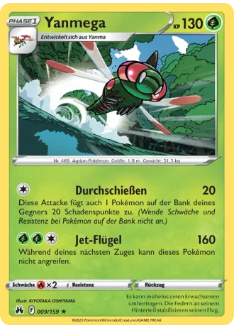 Yanmega #009/159 — Zenit der Könige