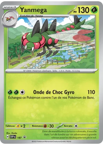 Yanmega #187 — Écarlate & Violet Promos