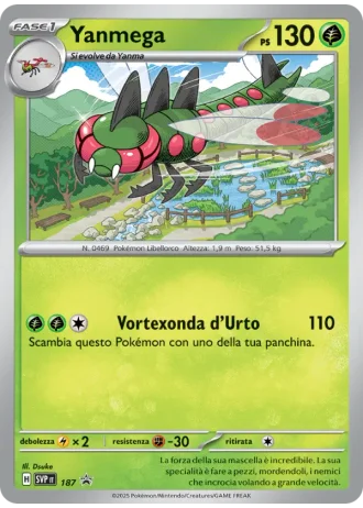 Yanmega #187 — Scarlatto e Violetto Promos