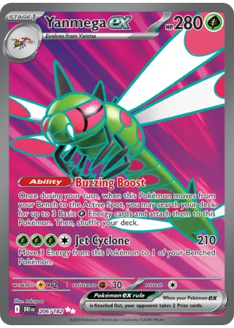 Yanmega ex #206 — Destined Rivals
