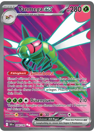 Yanmega ex #206/182 — Ewige Rivalen