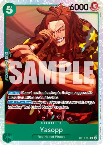 Yasopp (OP17-031) — The World's Strongest Warriors (OP17)