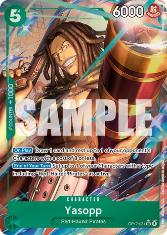 Yasopp (OP17-031) (Alternative Art) — The World's Strongest Warriors (OP17)