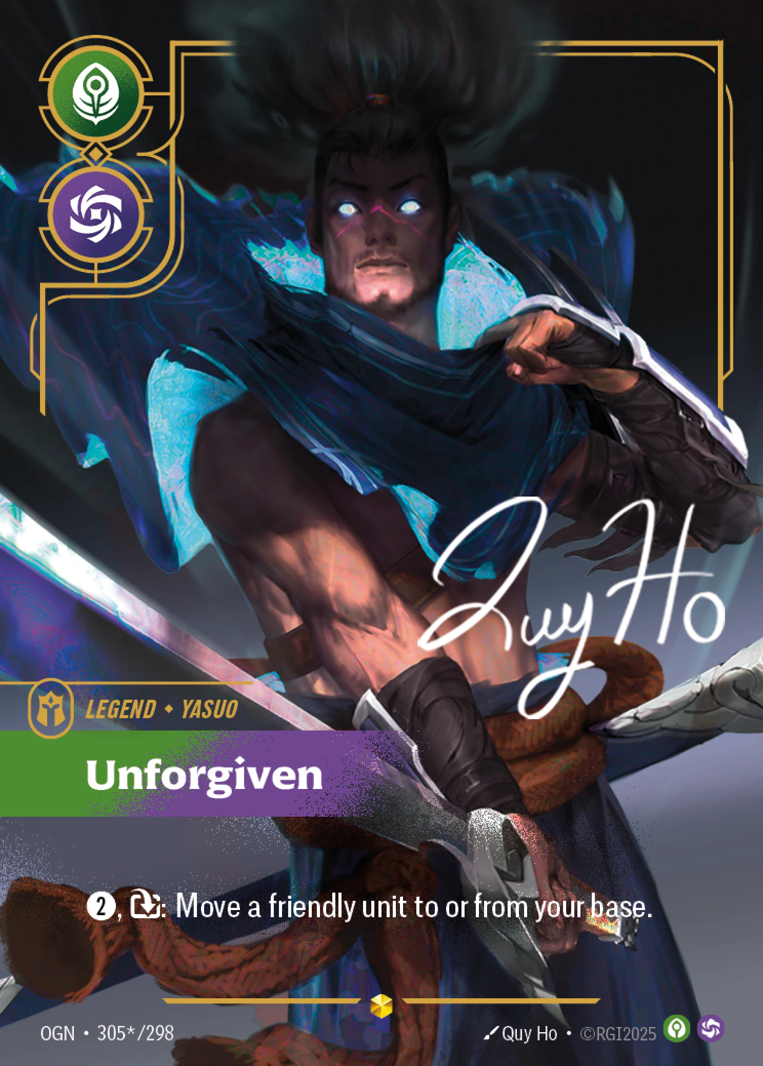 Yasuo, Unforgiven #305s — Origins