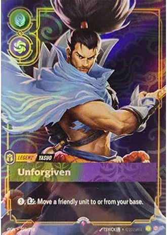 Yasuo, Unforgiven #259/298 — Organized Play Promos