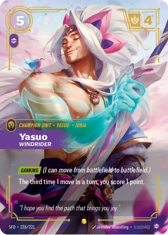 Yasuo, Windrider #235/221 — Spiritforged
