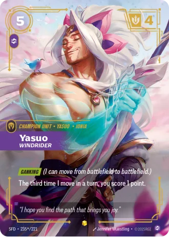 Yasuo, Windrider #235*/221 — Spiritforged