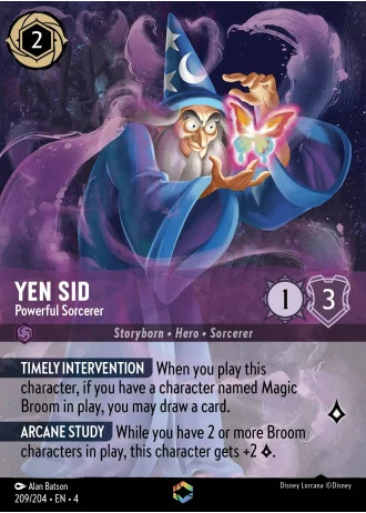 Yen Sid - Powerful Sorcerer #209/204 — Ursula's Return