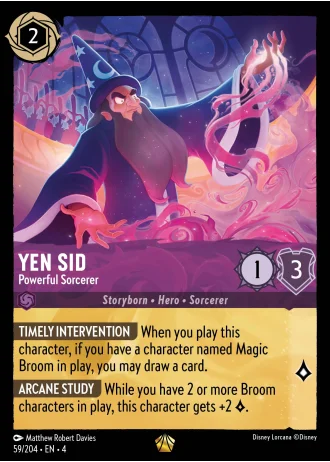 Yen Sid - Powerful Sorcerer #59/204 — Ursula's Return