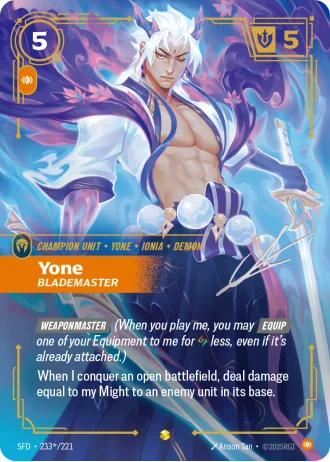Yone, Blademaster #233*/221 — Spiritforged