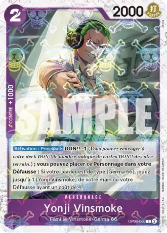 Yonji Vinsmoke (OP06-066) (Jolly Roger Foil) — ONE PIECE CARD THE BEST (PRB01)