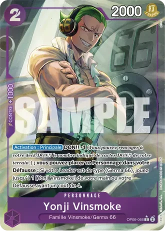 Yonji Vinsmoke (OP06-066) (Reprint) — ONE PIECE CARD THE BEST (PRB01)