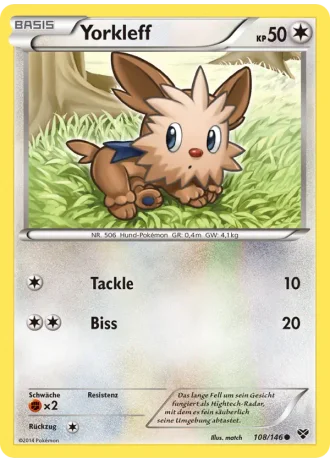 Yorkleff #108/146 — XY