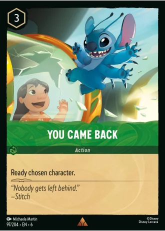 You Came Back #97/204 — Azurite Sea