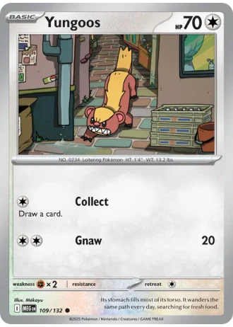 Yungoos #109/132 — Mega Evolution