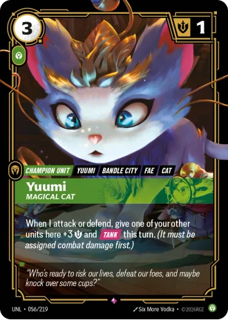 Yuumi, Magical Cat #056/219 — Unleashed