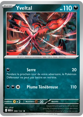 Yveltal #088 — Méga-Évolution