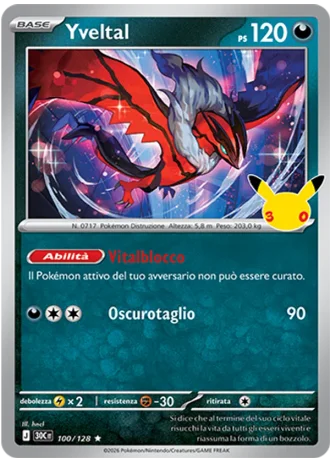 Yveltal #100/128 — 30° Anniversario