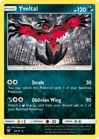 Yveltal #54 — Shining Legends