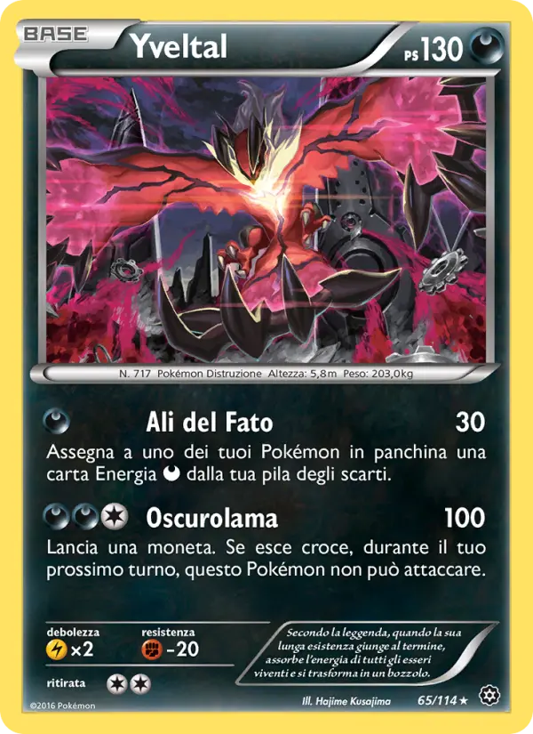Yveltal #65 — Vapori Accesi