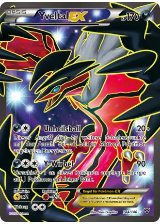 Yveltal EX #144 — XY