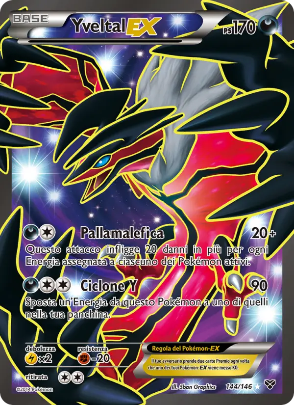 Yveltal EX #144 — XY