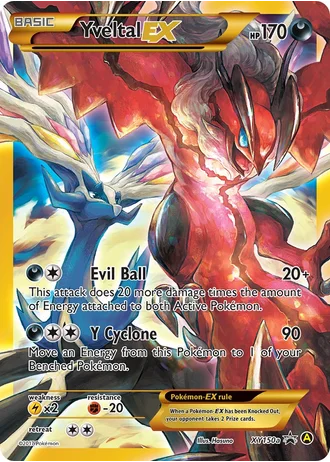 Yveltal EX XY150a — Yellow A Alternate