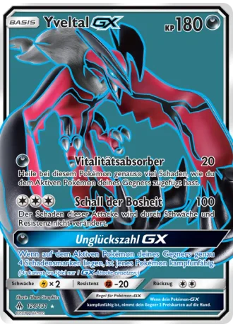 Yveltal GX #124 — Grauen Der Lichtfinsternis