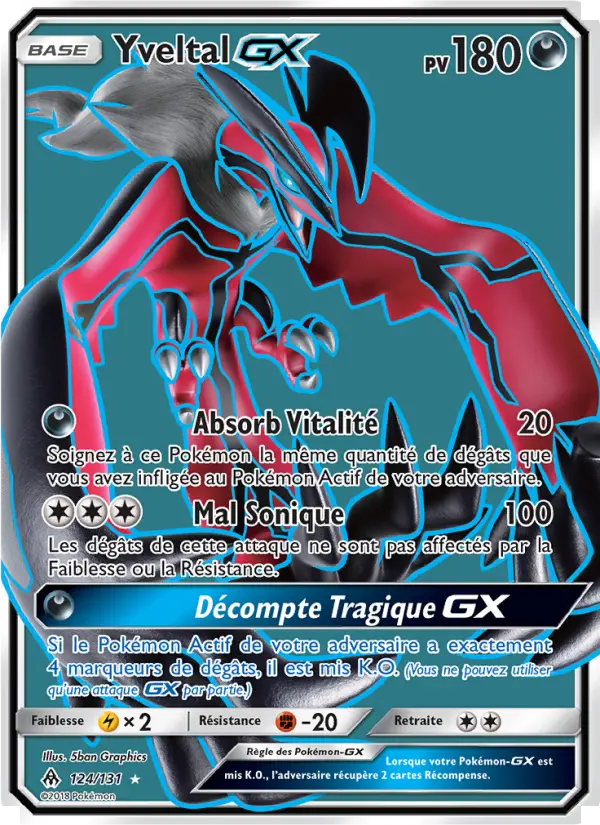 Yveltal GX #124 — Lumière Interdite