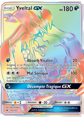 Yveltal GX #137 — Lumière Interdite